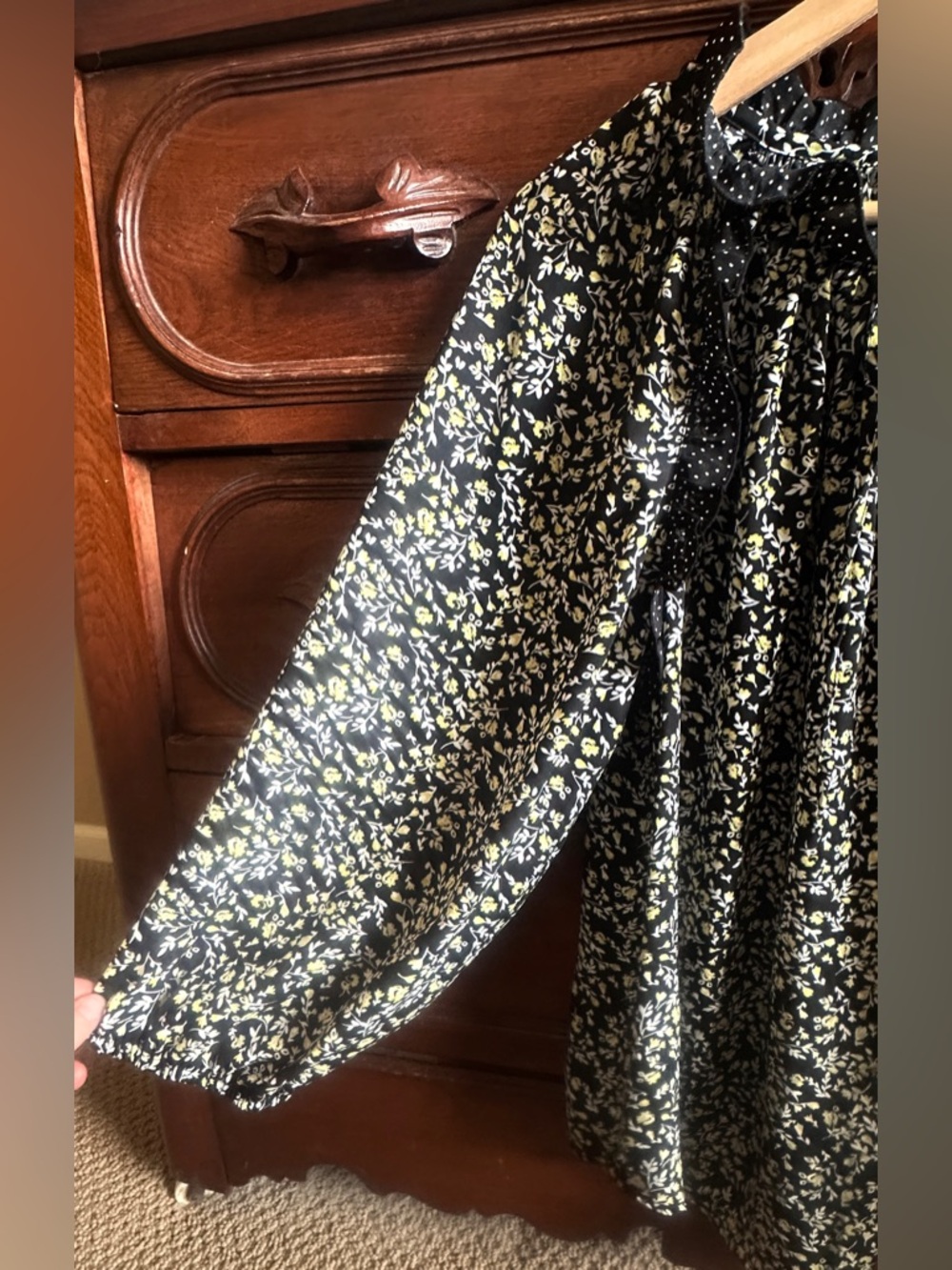 Dalia floral peasant top - Picture 5 of 8